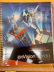 EnVision Florida Pre-Algebra Volume 2, Grade 8, Teacher’s Edition, B.E.S.T. Math