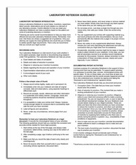 BookFactory Lab Notebook Laboratory Notebook – Professional Grade – 96 Pages,