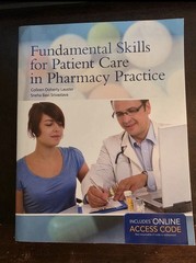 Fundamental Skills for Patient Care in Pharmacy Practice