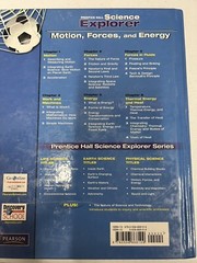 Science Explorer M : Motion Forces & Energy Prentice Hall Pearson Calvert School
