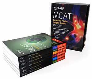 MCAT Complete 7-Book Subject Review – Paperback, by Kaplan Test Prep – Good