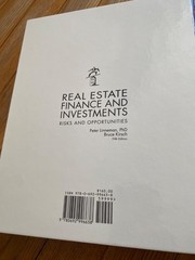 Real Estate Finance Investments Risks Opportunities Linneman Kirsch fifth 5th