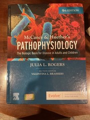 McCance & Huether’s Pathophysiology 9th Edition Rogers Hardcover 9780323789875