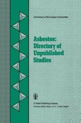 Amaducci – Asbestos Directory of Unpublished Studies – New hardback o – X555z