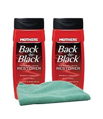 BackToBlack Trim & Plastic Restorer Bundle with Microfiber Cloth 12 oz