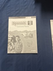 A Beka Spanish 1 Quiz & Test Book Volumes 1 and 2 – Student Tests Quizzes ABeka
