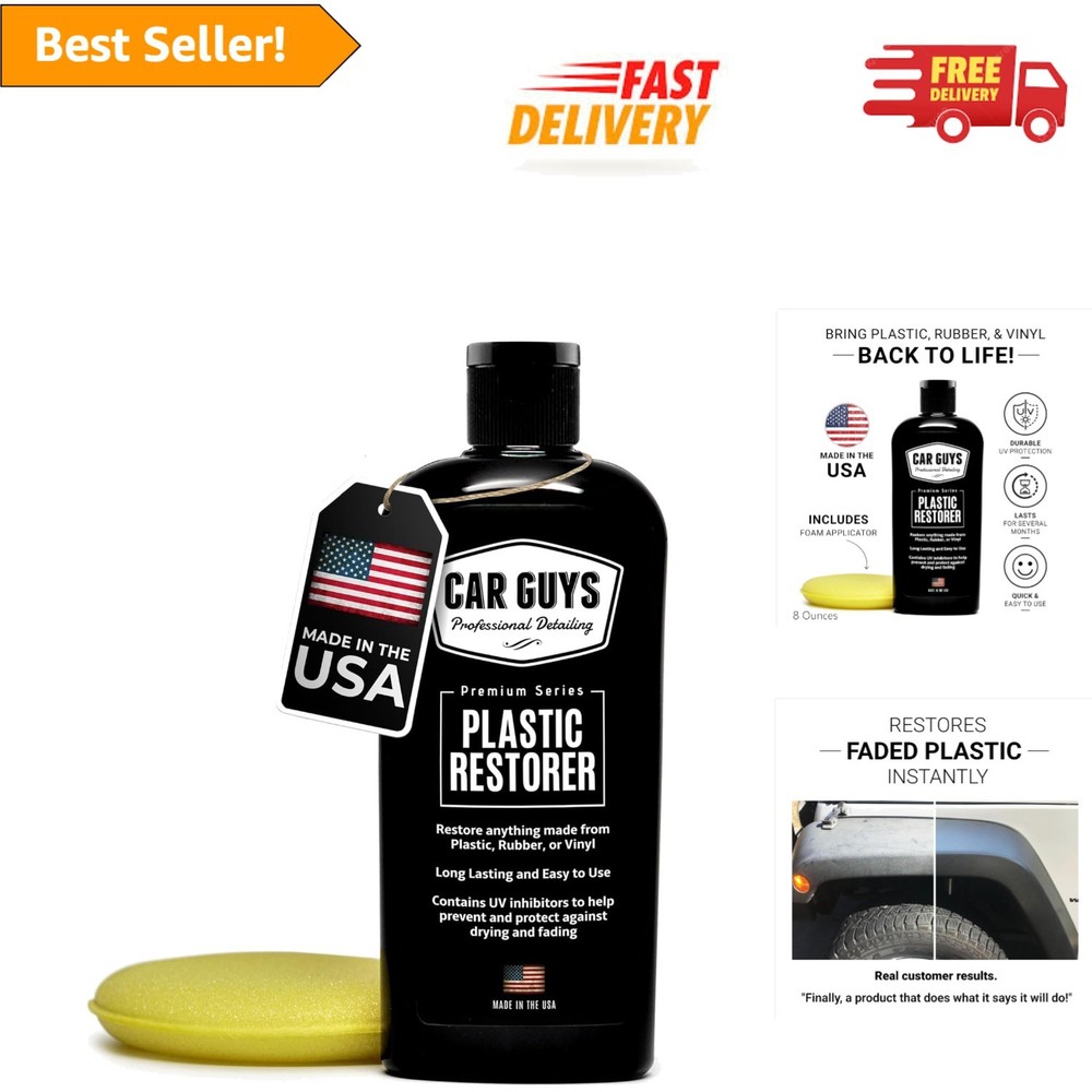 Ultimate Trim & Vinyl Restorer Kit – 8 Oz, Safe and Effective for All Surfaces