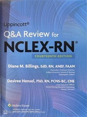 Lippincott QA Review for NCLEX-RN (Lippioncotts Review For NCLEX-RN) – Very GOOD