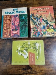 Lot of 3 vintage readers homeschool school read reading classroom HC books 60s
