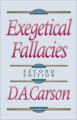 Exegetical Fallacies .. NEW