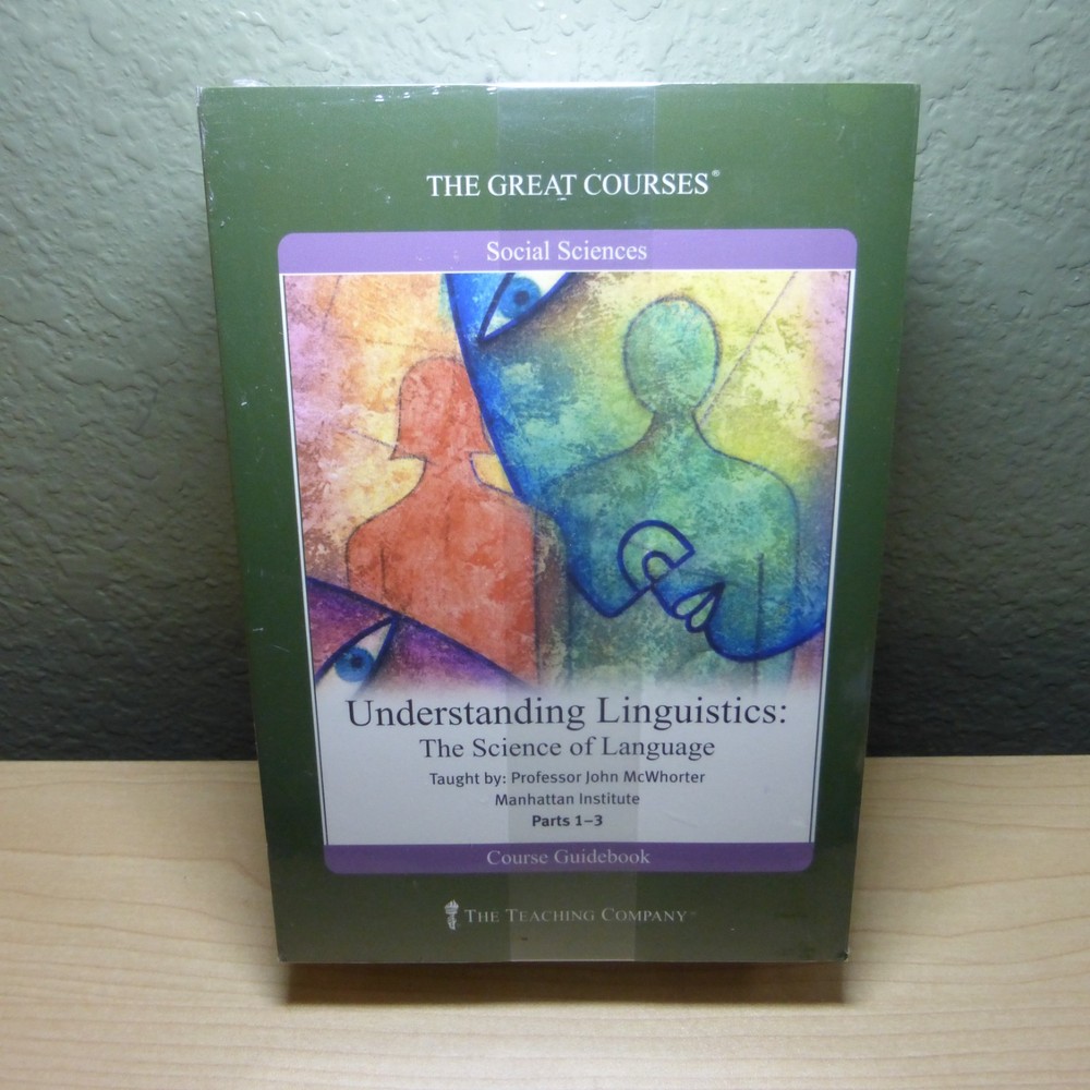 Understanding Linguistics Science of Language John McWhorter DVD Set Book New