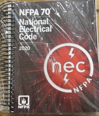 NFPA 70 National Electrical Code (NEC) 2020 Edition Spiral Free Shipping.