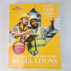 OSHA 29 CFR 1926 Construction Industry Regulations Standards Jan 2024