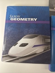 Saxon Geometry (1st Ed) SET, Textbook, Solutions, & Test Book