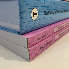 5 Homeschooling for Christian Living Series Math & English Lot Rod and Staff