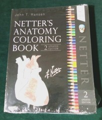 Netter’s Anatomy Coloring Book 2 Updated Edition John T. Hansen Sealed