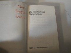 Marx-Engels LOT 4 / COMMUNIST MANIFESTO/ON DIALECTICAL MATERIALISM/READER