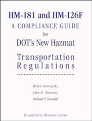 Environmental Resour – Hm-181 and Hm-126f A Compliance Guide for Dot’ – X555z