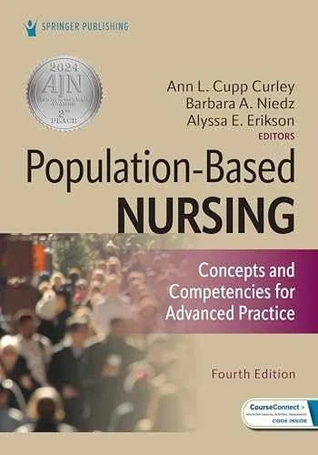 Population-Based Nursing: Concepts and – Paperback, by Curley PhD RN – Very Good