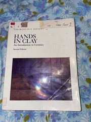 BOOK PB Hands in Clay An Introduction to Ceramics by Charlotte F. Speight 2nd ed
