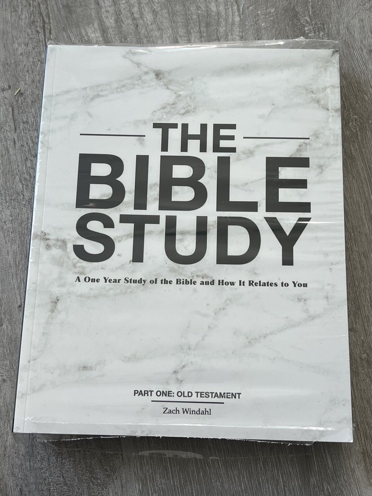 ✝️ NEW The Bible Study Books Parts One & Two New & Old Testament Zach Windahl