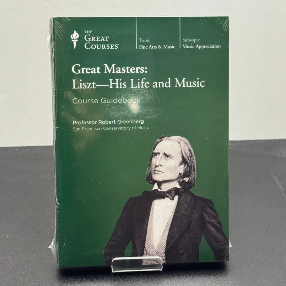 The Great Courses: Great Masters: Liszt—His Life and Music Guidebook & DVD’s