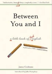 Between You and I: A Little Book of Bad English – Hardcover – VERY GOOD