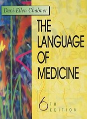The Language of Medicine: A – Hardcover, by Chabner Davi-Ellen – Very Good c