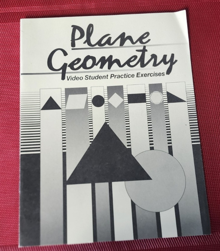 Abeka A Beka Book Video PLANE GEOMETRY Student Practice Exercises 670750 pb