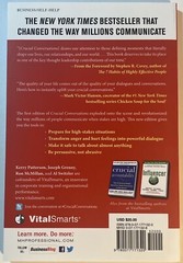 Crucial Conversations Kerry Patterson and Joseph Grenny Second Edition Excellent