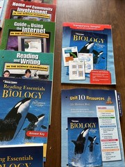 20 + Glencoe Biology Homeschool Curriculum Teacher Resource Lot Manuals McGraw