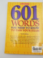 601 Words You Need to Know to Pass Your Exam