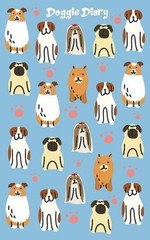 Doggie Diary: A Dog Lovers Diary: 80 Sheets/160 Pages, 5 x 8 Notebook for Kids b