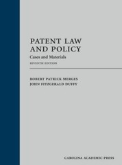 Patent Law and Policy: Cases and Materials, USED-Acceptable, Duffy, John,Merges,
