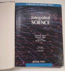 Integrated Science Book 2 Carolina Academic Press Stanford R. Hill Jr. Textbook