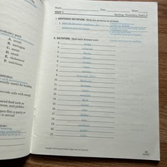 Abeka – Spelling & Vocabulary 5 (Test Key) ~ A Beka Book Teacher Edition