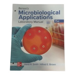 Benson’s Microbiology Lab Manual 15e Loose Leaf + UNUSED CODE COMPLETE
