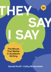 “They Say / I Say”, Graff, Gerald,Birkenstein, Cathy, Book