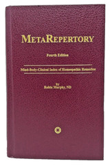 Meta Repertory Fourth Edition By Robert Murphy ND Index Of Homeopathic Remedies
