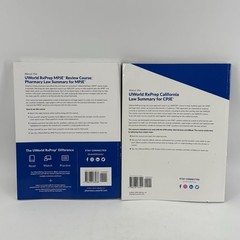 UWorld RxPrep’s MPJE Review Course 8th Ed Pharmacy Law Summary & CPJE Lot Of 2