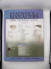 Statistics for Managers Using Microsoft Excel by Mark L. Berenson, (2007)