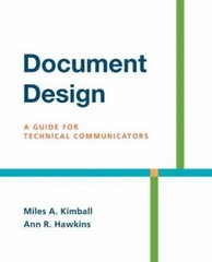 Document Design : A Guide for Technical Communicators Paperback