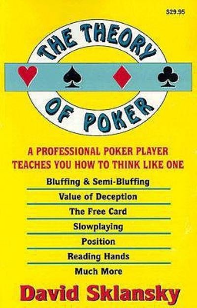 The Theory of Poker: Unknown Author