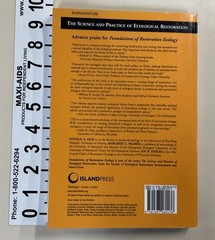 Foundations of Restoration Ecology by Falk Palmer Zedler SC 2006 Island Press
