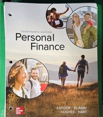 McGraw Hill Personal Finance 14th Ed Looseleaf Kapoor Dlabay Hughes Hart