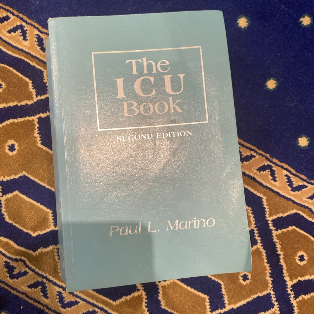 1998 THE ICU BOOK 2nd Edition Paperback Book by PAUL M. MARINO
