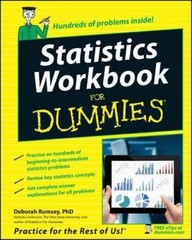 Statistics Workbook for Dummies by Deborah Rumsey (2005, Trade Paperback)