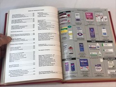 Vintage Medical Books Physicians’ Desk Reference PDR Edition 9 1988 Hardcover