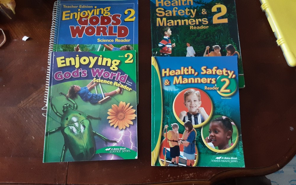 Abeka Enjoying God’s World Science Health Homeschool 2nd Grade Teacher Student
