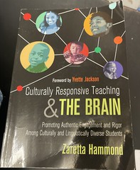 CULTURALLY RESPONSIVE TEACHING Hammond Writing Inside Front Cover Shown In Photo